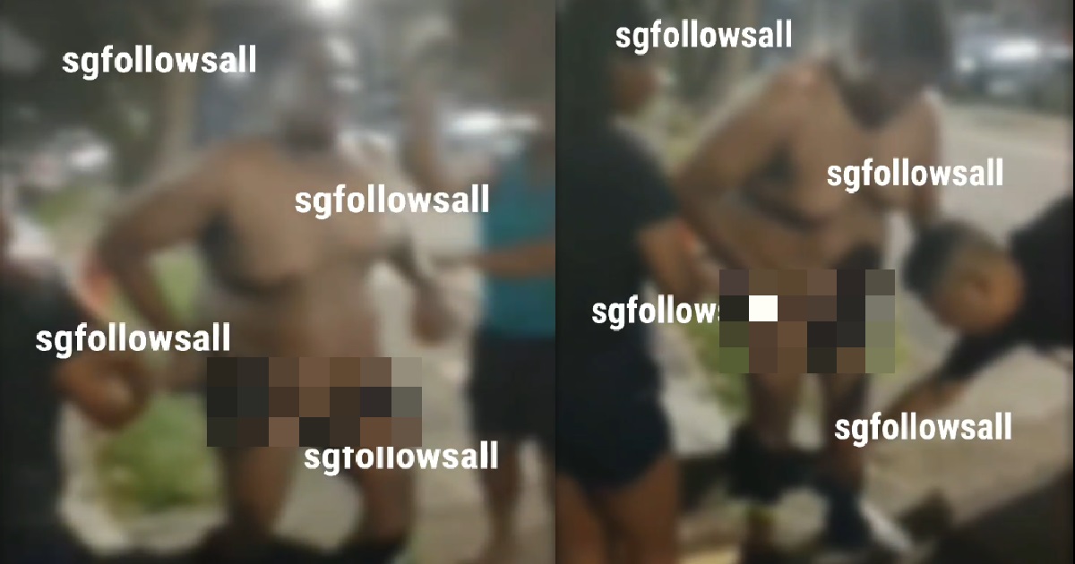 GUY KENA HANTAM BY AUNTIES UNTIL END UP IN HIS UNDERWEAR, KICKED IN THE KKJ