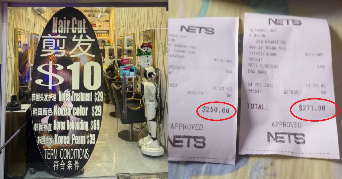 BANGKIT RD SALON CHARGED WOMAN $521 JUST TO DYE HAIR, EVEN “REFUND” ALSO TRY TO CHEAT
