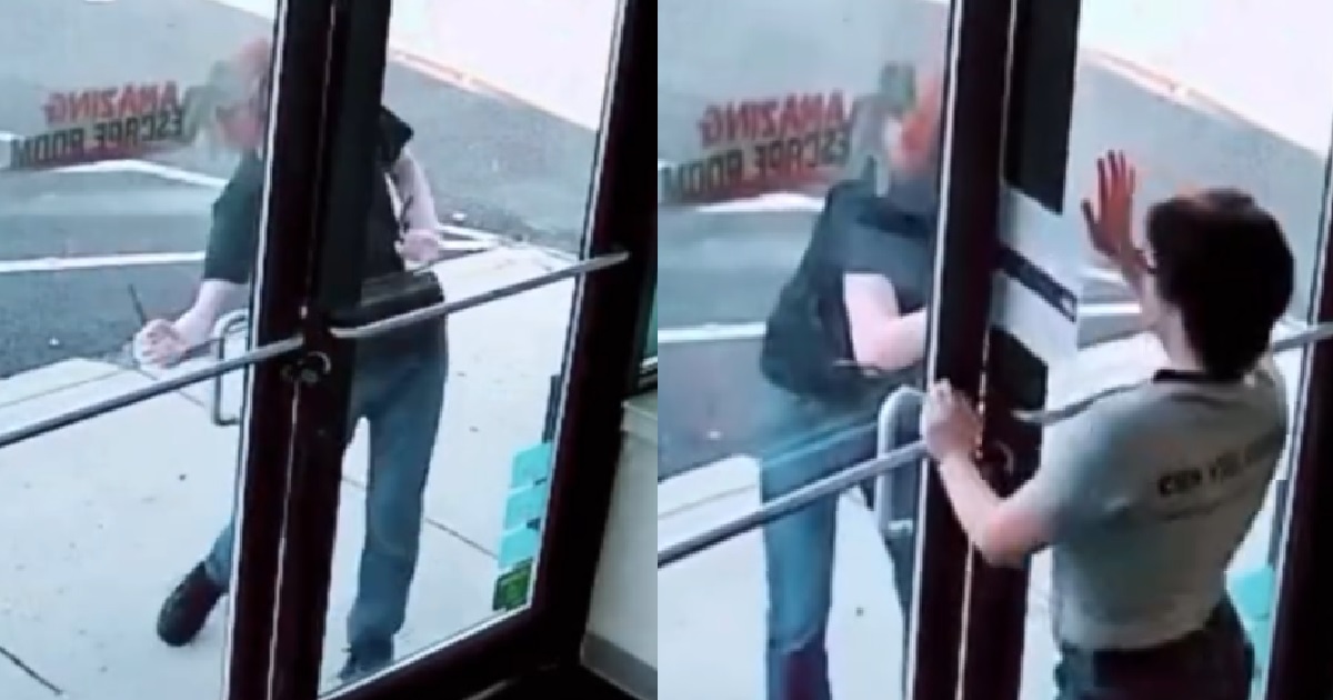 MAN LOCKS ESCAPE ROOM STAFF & LEAVES CLUES FOR HER TO SOLVE TO UNLOCK THE DOOR