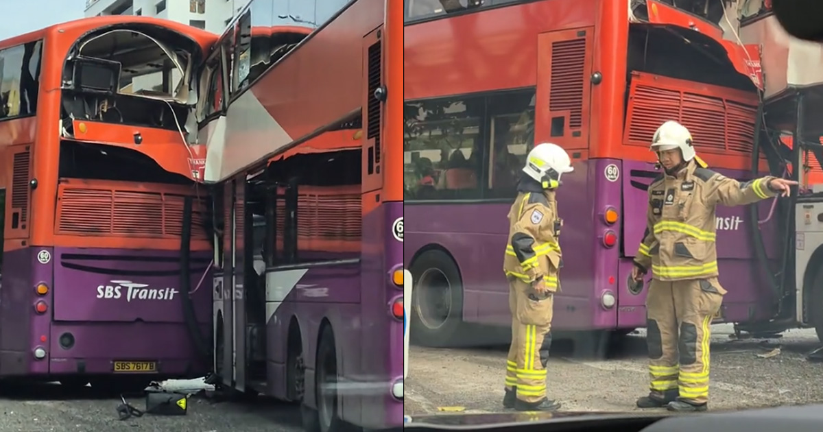 Tampines Bus Collision Sends 13 to Hospital — SBS Transit Responds