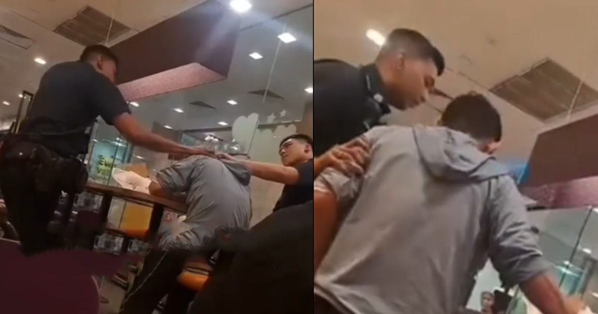 MAN TOO DRUNK TO GO HOME SLEEPS AT TIONG BAHRU MACDONALDS, POLICE WAKES HIM