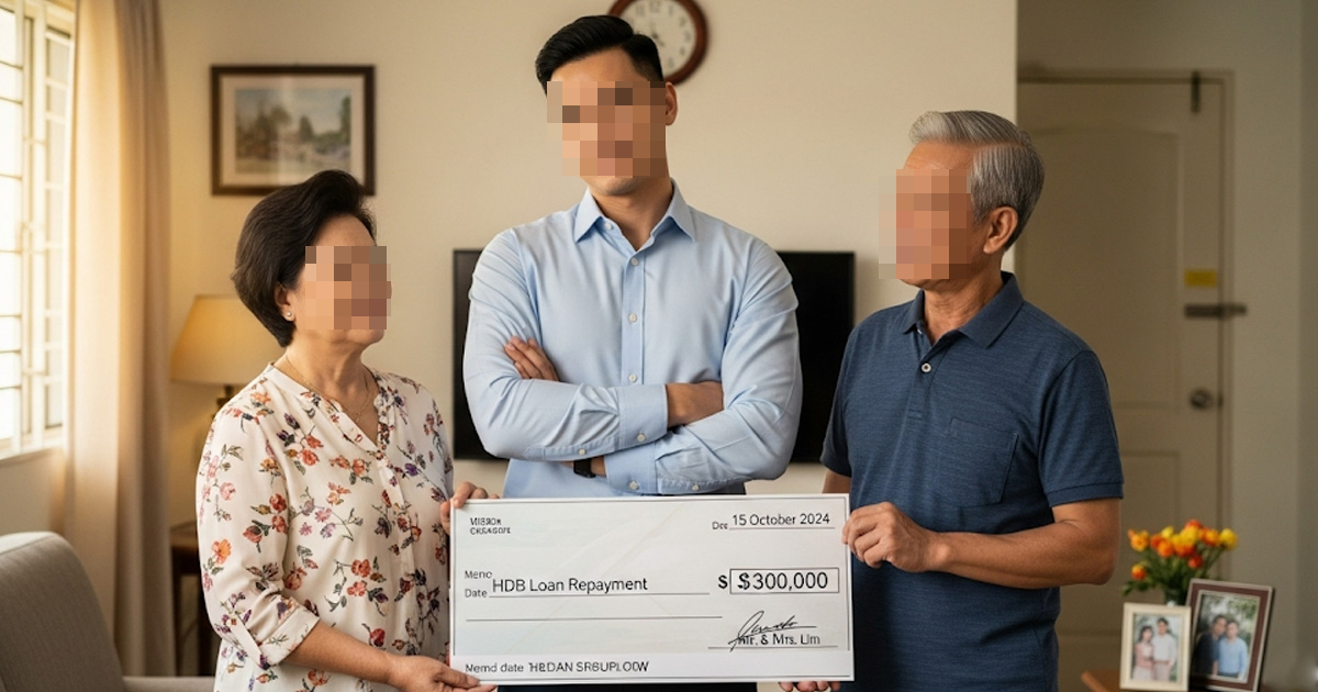 Bro Talk Big About ‘Work Smart’, But Parents Sponsored Him $300K For His HDB Loan