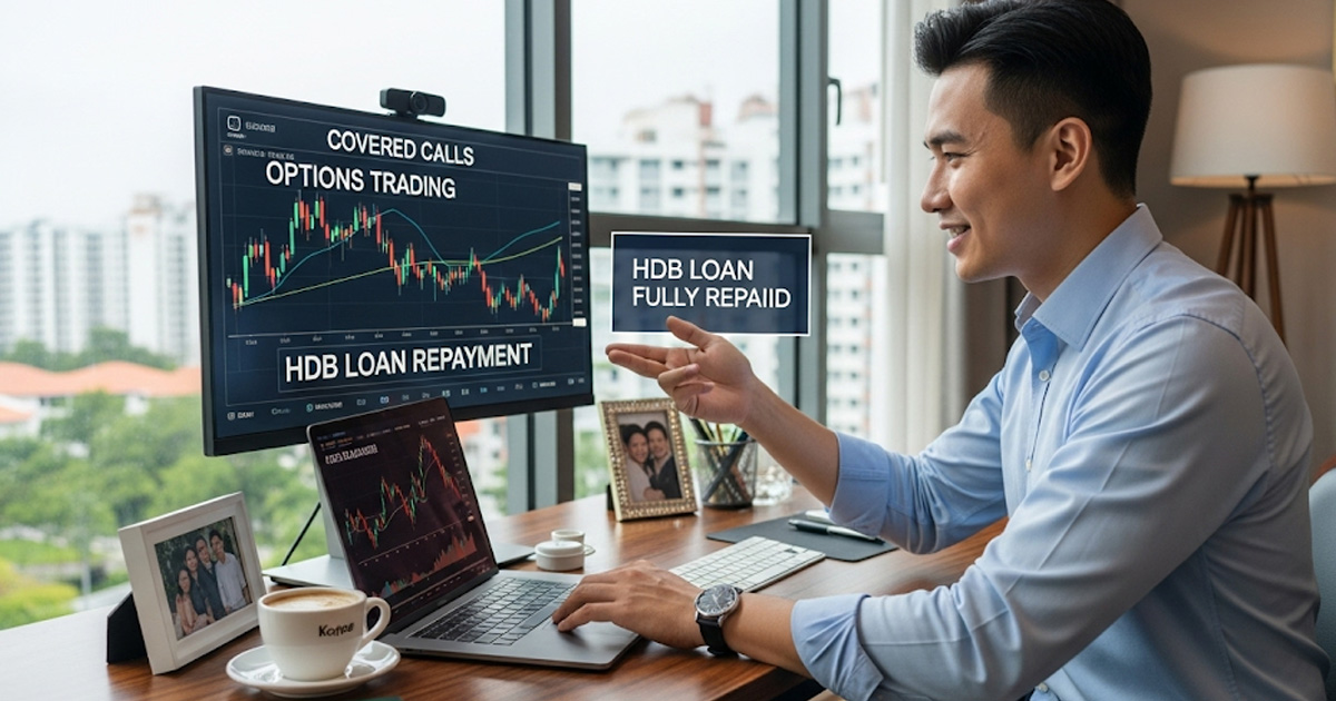 Singaporean Man Earns Monthly Income from Stocks — Clears HDB Loan in Half the Time