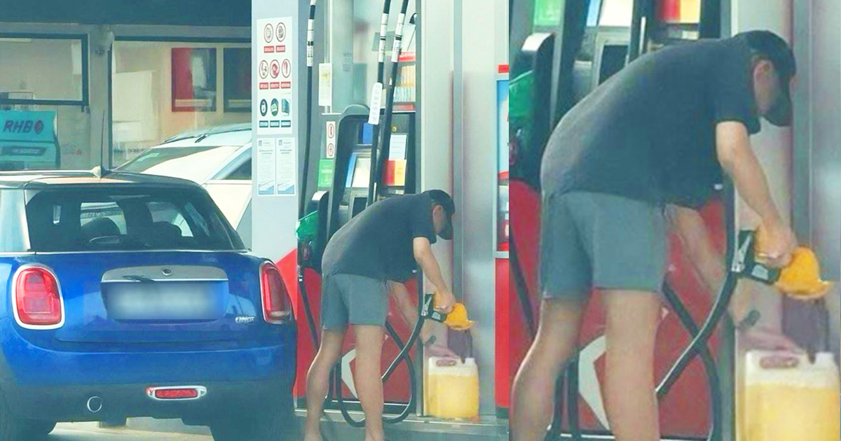 M’sia Authorities Investigating Singapore Car That Pump Ron95 & “Packet Some Home”