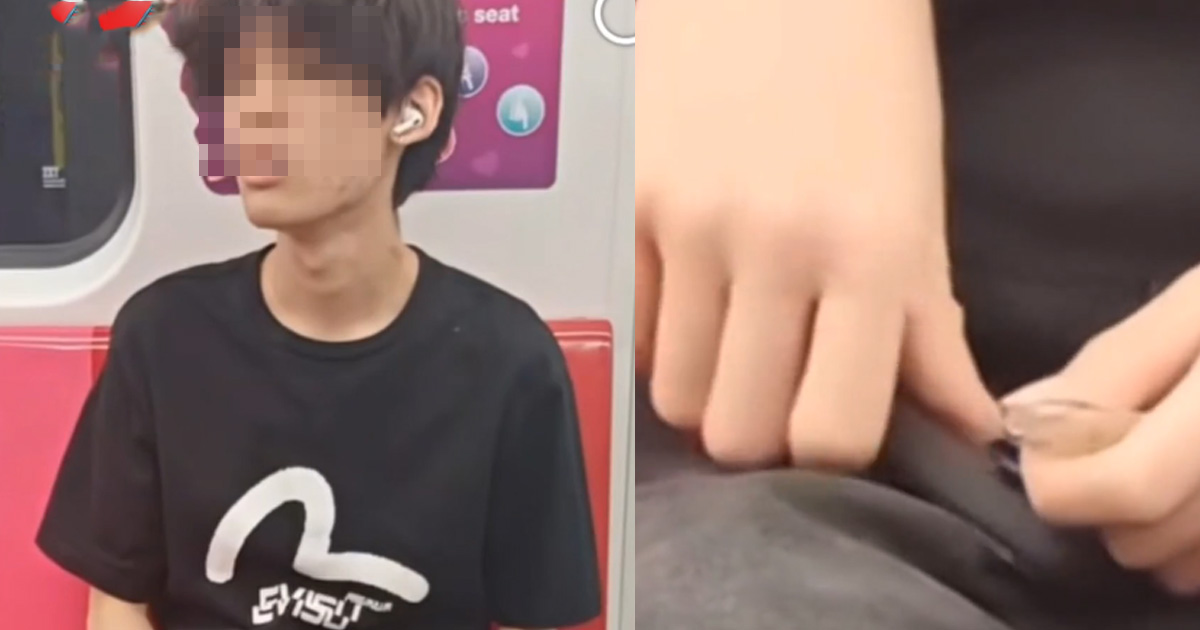 ANOTHER KPOD HIGH TEEN IN MRT, STRUGGLE TO CONTROL HIS LIMBS