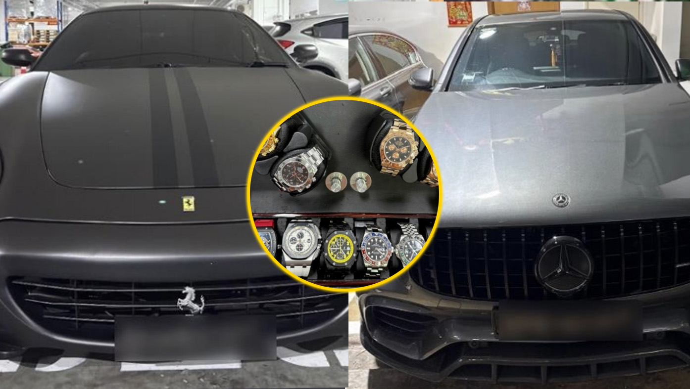 5 S'poreans Arrested in CNB Raid: Over S$243K Cash, Watches & 1,284 ...